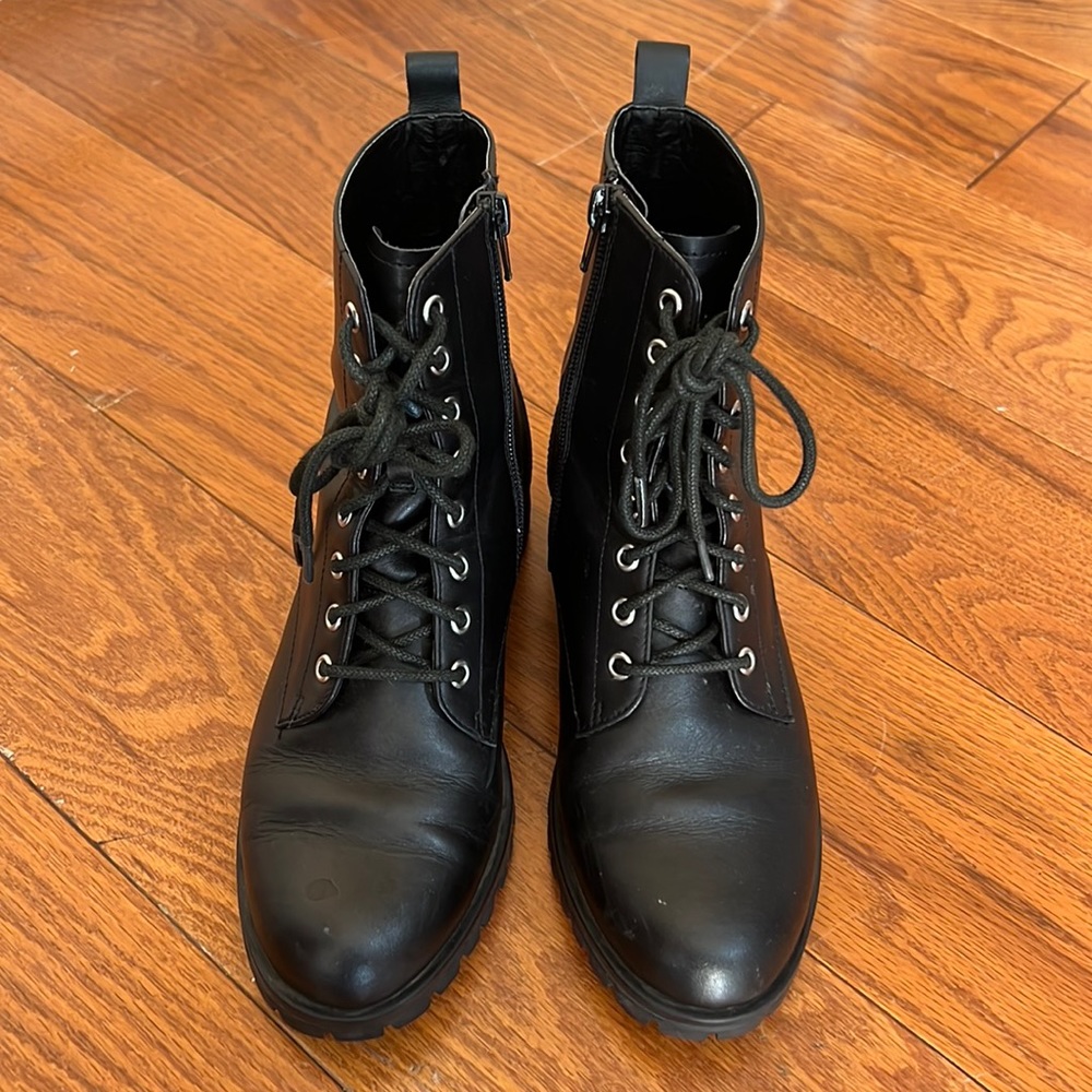 BP Black Leather Combat Boots 🖤